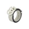 GUCCI GG Marmont Canvas Leather Belts Women's Ecru Width 4cm (Unisex) Leather Belts 400593 FAA6B 8047