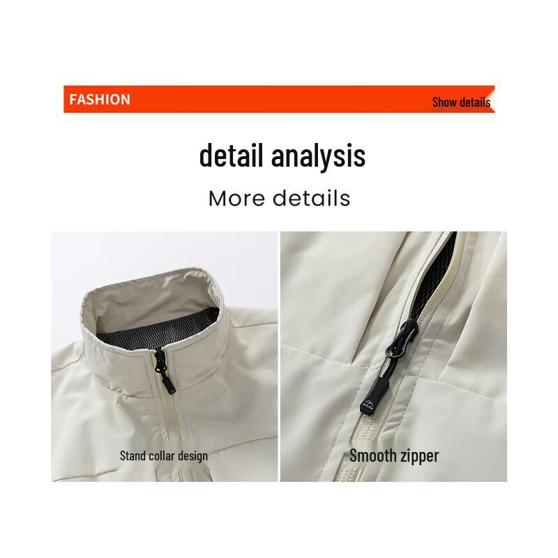 JEEP SPIRIT Men's Casual Stand Collar Sleeveless Vest