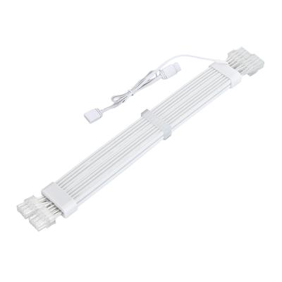 ARGB Power Supply Cable 2x8P Male To Female 18AWG 19x0.235 345mm Silver Plated Wire ARGB Graphics