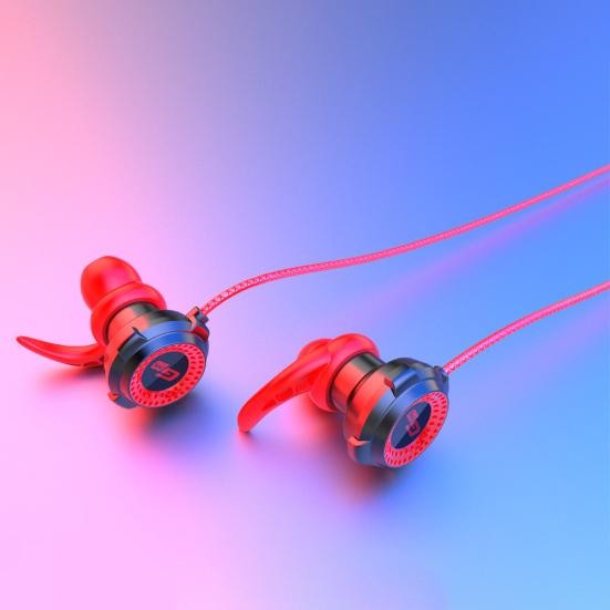 G20 Wired 3.5mm Plug Dynamic Gaming Earphones with Microphone for Phones/PC
