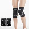 Thickened Knee Pad 2Pcs Sports Pads with EVA Foam, Breathable Anti-Collision Protector, Comfortable Support Men Women Brace for Dance Volleyball