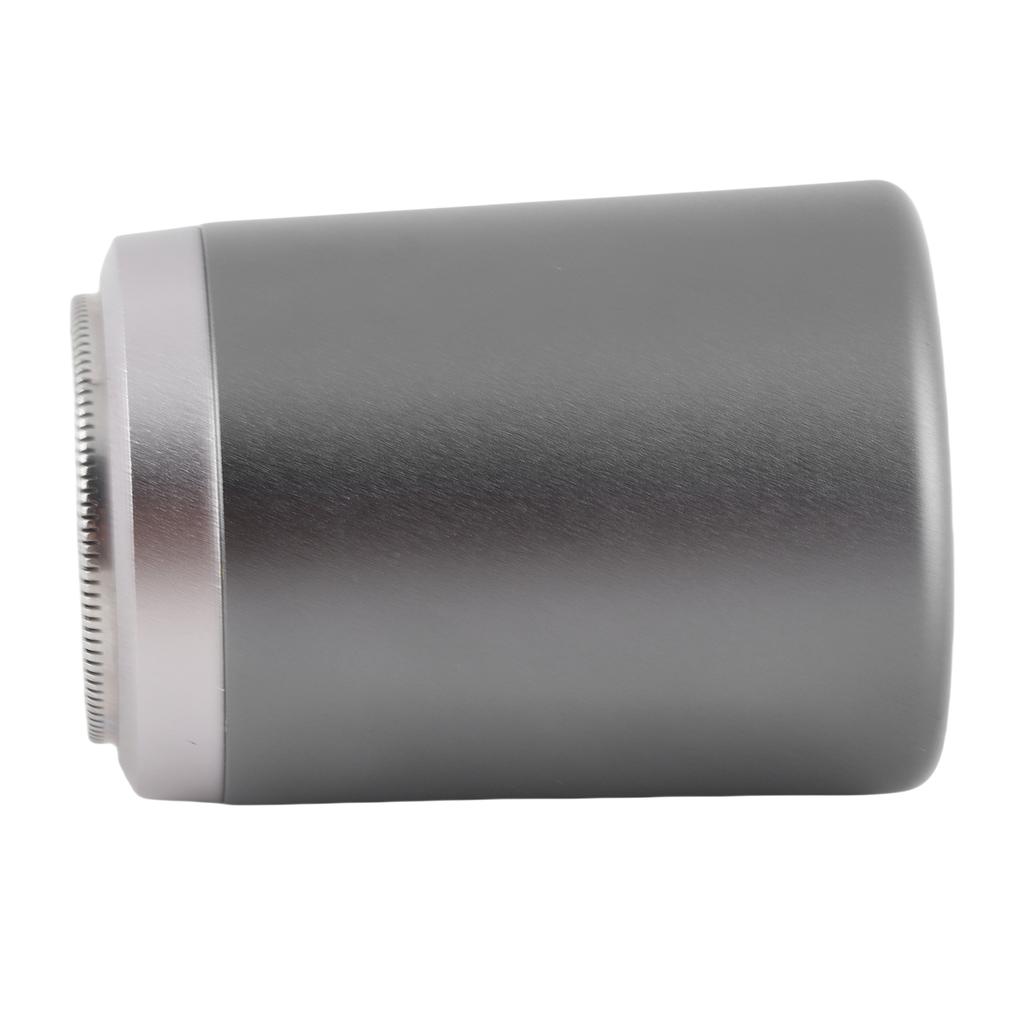Electric Beard Trimmer for Men Aluminum Steel Rechargeable Portable Beard Trimmer for Car Travel Silver