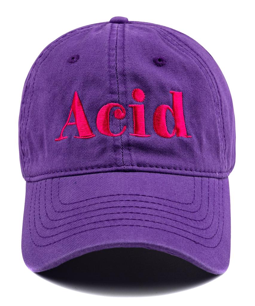 Wig Acid Washed Ball Cap - Dark Purple