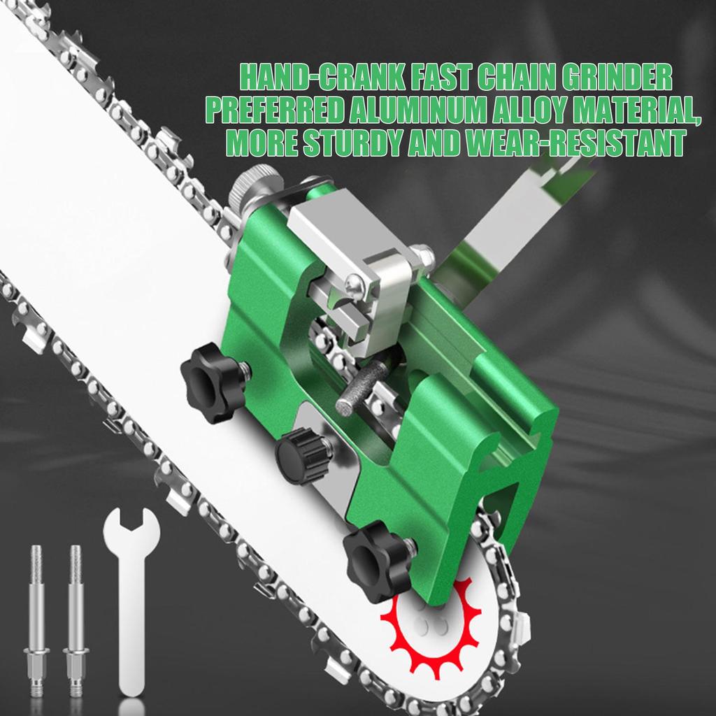 Chain Saw Sharpener Tool Hand Chainsaw Sharpener Tool Hand Crank Chain Saw Sharpening Machine Rustproof For Woodworking