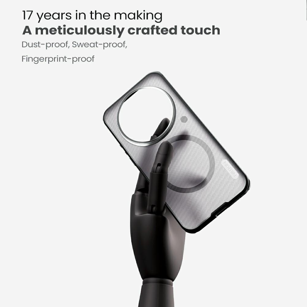 Custodia Magnetica NILLKIN Super Frosted Shield Pro per Xiaomi 17 Ultra 5G Cover Posteriore del Telefono in PC TPU Opaco