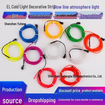 Interactive Toy Clothing Luminous Light Wire - 1 To 5 Meters, Connector Included, No Driver Needed