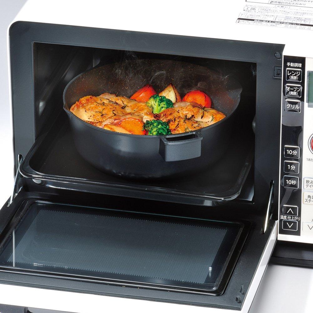 Wahei Freiz Deep Frying Induction Ovel Multi-Function Pan, 24cm, Compatible, Gas, 2, EM-9735