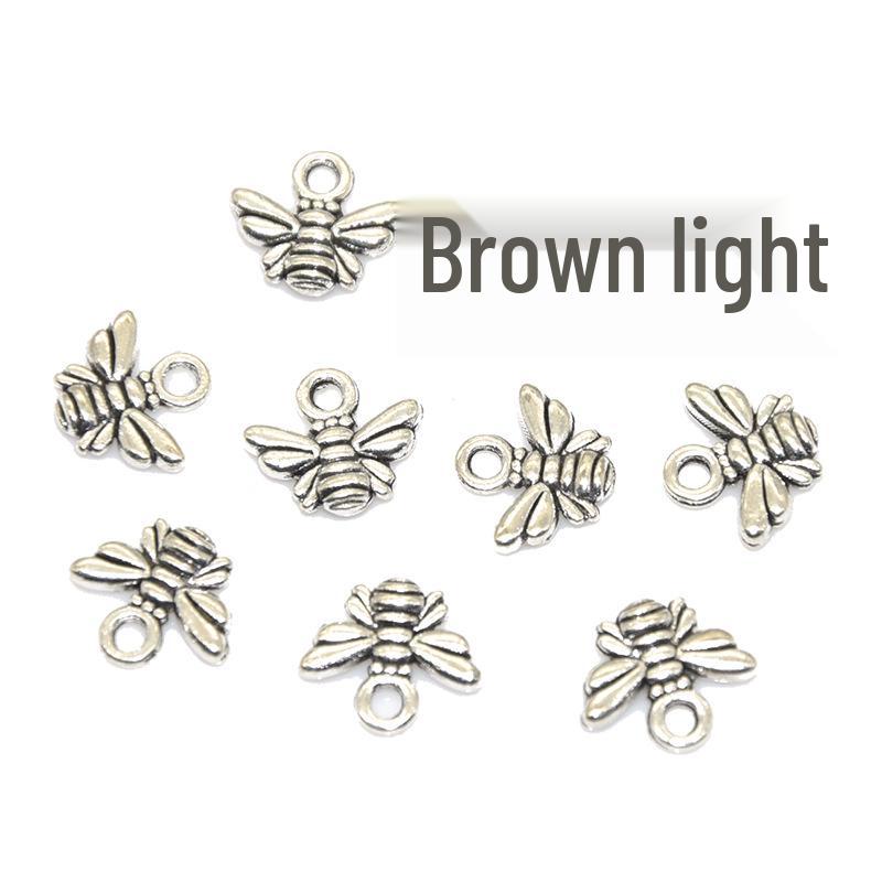 

Разноцветная ретро подвеска из сплава в виде маленькой пчелки для DIY ювелирных изделий, шарм для ожерелья/браслета