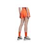 adidas X Stella McCartney Color Block Striped Sports Casual Shorts Women Shorts Orange HB6080