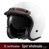 Best-Selling 3/4 DOT Motorcycle Helmet for Men & Women – Retro Scooter/Moped/Cruiser Style