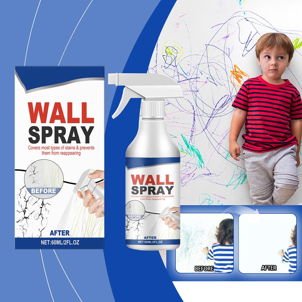 Direct Spray Paint For Wall , Covering Stains, Peeling Walls, And Interior . 60ml