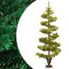 VidaXL Pre-lit Helical Christmas Tree with Pot, Christmas Tree with LEDs, Holiday Decoration, Party Ornament 344649
