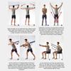 Length 200cm Yoga Pilates Stretch Resistance Band For Gym Fitness Exercise Band Training Elastic Rubber 3