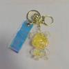 Luminous Acrylic Gas Tank Quicksand Keychain Pendant - Small Gift Decoration