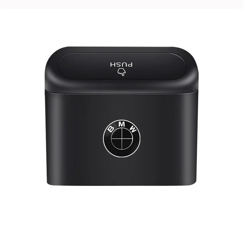 2025 Hot Car Trash Can Portable Hanging Vehicle Waste Case Car Logo For BMW E34 E46 E39 E38 E90 E60 E36 F30 F30 F10 E92 E38 E9