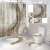 Translucent Waterproof & Mildew-Proof PEVA Shower Partition Curtain