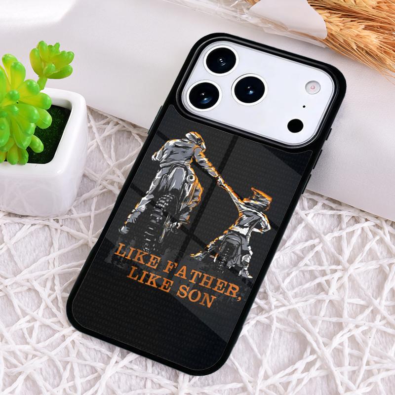 Moto Bike Motocross Shockproof Phone Case for iPhone 17 Air 16e 15 11 12 14 13 Pro Max Cover Coque
