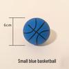 6cm High-Elastic, Bite-Resistant Rubber Basketball Teething Toy for Medium-Large Dogs