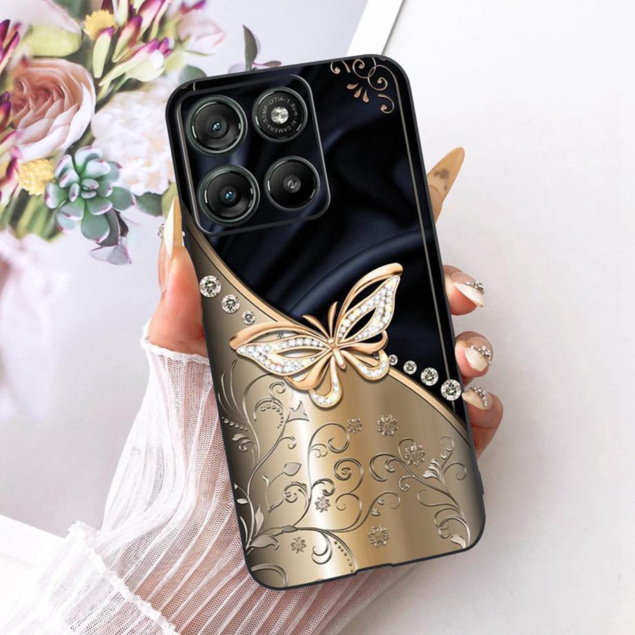 Flower Cartoon Fashion Design Phone Case For Motorola Moto G77 G67 5G Funda Soft Silicone Matte Back Cover XT2621-2 XT2621-4
