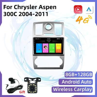 Lecteur multimédia de voiture pour Chrysler Aspen 300C 2004-2011 2 Din Android Autoradio stéréo GPS Navigation unité principale Autoradio Audio