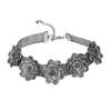 Shining Diva Fashion Latest Stylish Traditional Oxidised Silver Necklace Jewellery Set for Women