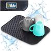 Silicone Dish Drying Mat, Black, 34x26.5 Cm