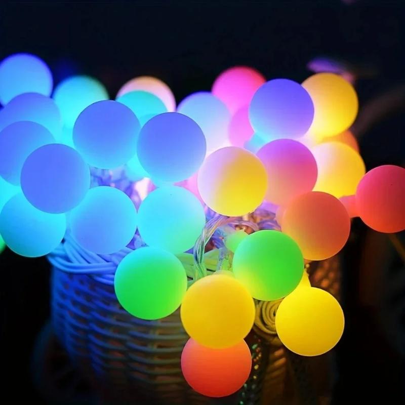 1Pack 10/20/40/80 Led Globe String Lights Battery/Usb Operated Fairy Light Waterproof for Garden Christmas Wedding Party Decor