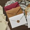 10 teile/satz Fensterumschläge für Briefe DIY Handgemachte Geschenkverpackungstasche Hochzeitseinladungskartenhülle Geldumschlag Schreibwaren