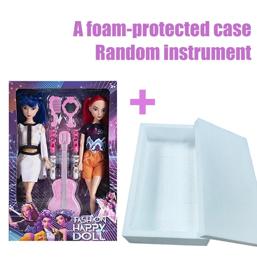 Limited  Sale! 30cm Kpop "Demon Hunters" Anime Character Vinyl Doll - Rumi/Mira/Zoey Idol Figure, High-Quality Birthday Gift