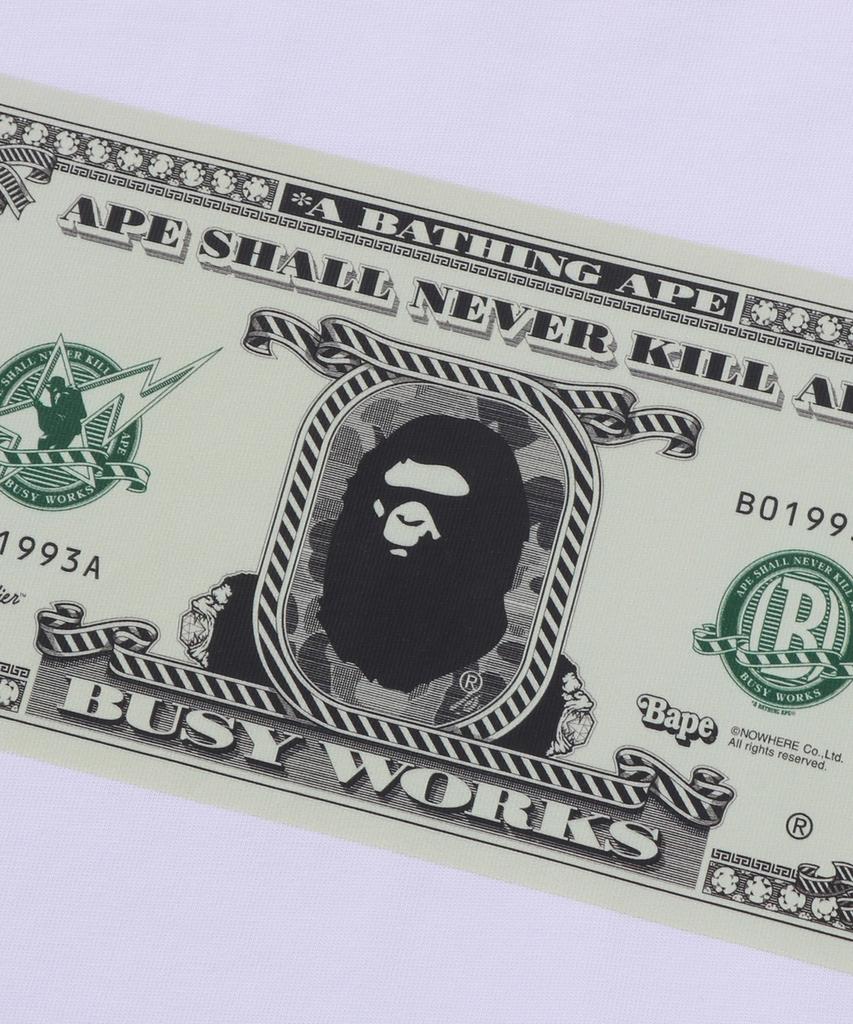 Beipeu Banknote T-Shirt (M) White