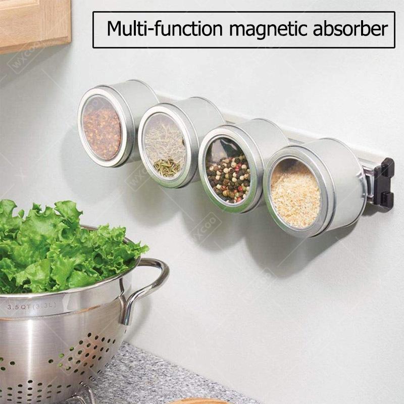 Kitchen Knife Holder Wall Mounted Magnetic Knife Strip Multipurpose Powerful Knife Rack Storage Kitchen Utensils Accessories