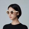 Dior 30 Montaigne S10F Series Logo Hinge Hollow CD Logo Irregular Shape Sunglasses Women Sunglasses Off-White 30MS10FXR-95M0