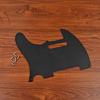 8 Hole Guitar Anti-Scratch Plate 3 Ply Solid Black Guitar Protective Pickguard