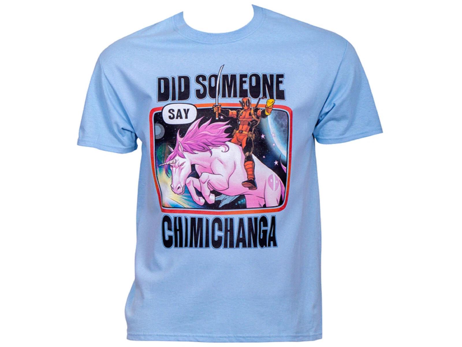 Deadpool Did Someone say Chimichanga Men s T-shirt - NWT S