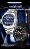 SANDA Multifunctional Luminous Student Watch - Classic, Fashionable, Waterproof with Timer & Alarm.