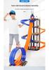 Interactive 8-Car Dual Lane 5-Layer Parking Track DIY Toy for Kids