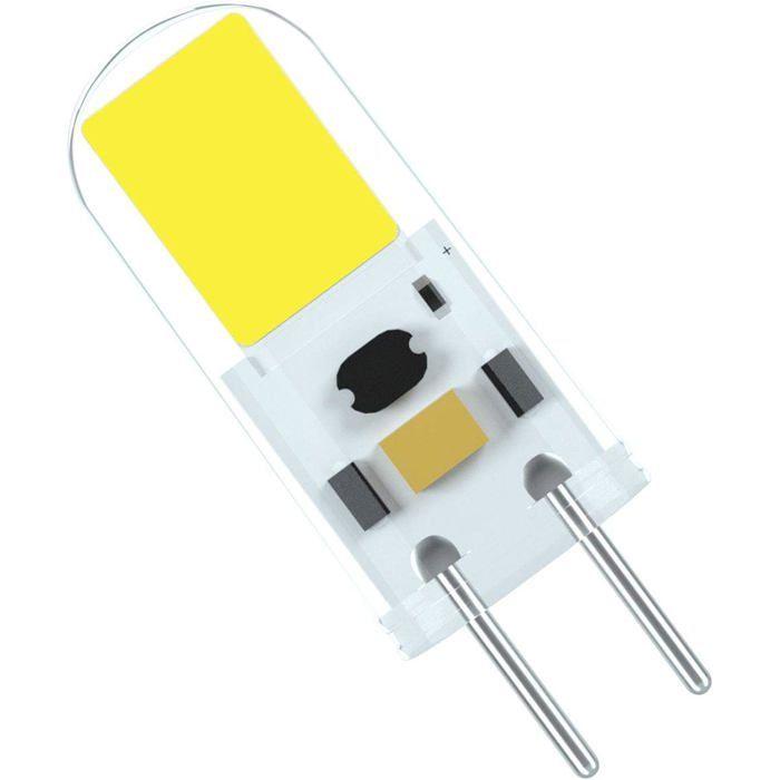 Ampoule LED GY6.35 (G6.35) 2W équiv. 20W 6000K Blanc froid - Pack de 5