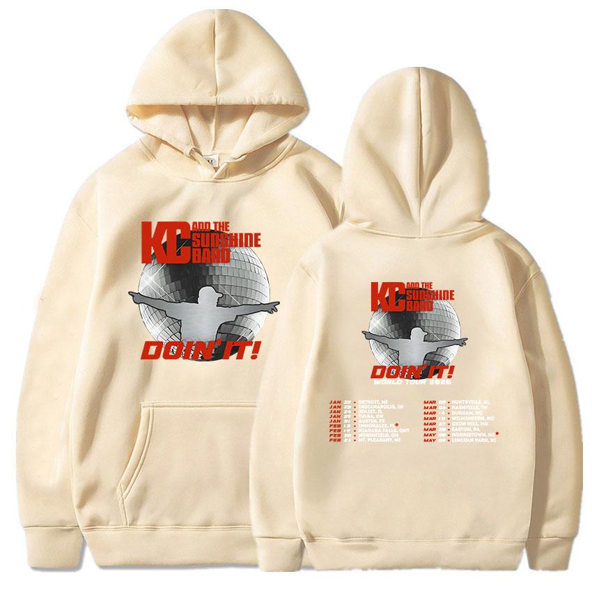Don't It Tour 2026 Hoodies Rock Band KC and The Sunshine Sweatshirts Long Sleeve Fashion Hooded Pullovers Unisex Streetwear