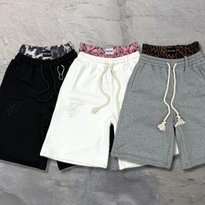 Y2k Retro Mode Neutral Street Neutral Shorts Shorts Mode Doppelte Taille Bestickt Lässig Sporthose