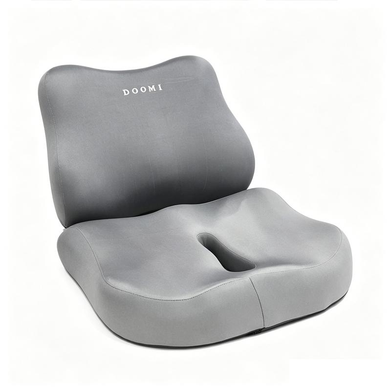 Office Seat Cushion Backrest Integrated Seat Cushion For Lumbar Support Pressure Relief Memory Foam Seat Cushion