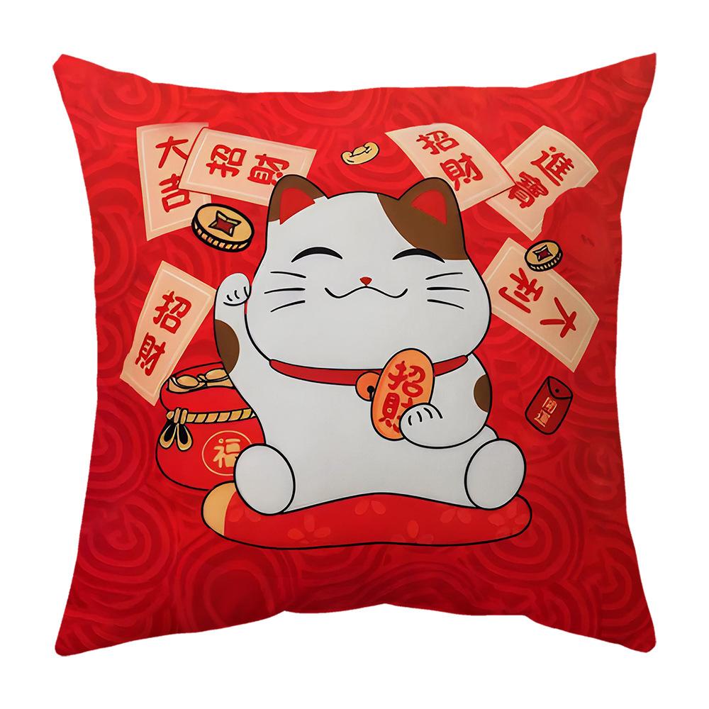 New Pillow Snake Big Red Festive Spring Festival Mascot Chinese Style Cushion New Pillow