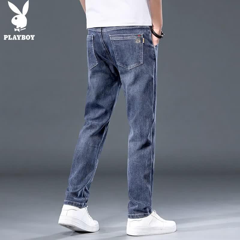 PLAYBOY Men's Loose Straight Fit Jeans