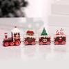 Wooden Train Christmas Ornament - Home Table Decoration, Ideal for Xmas Gifts & Holiday Decor (Noel/Natal/Navidad)