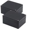 Junction Box, Zulkit Project Box IP65 Waterproof Outdoor Box ABS Plastic Electrical Boxes Electronic Enclosure Black 4.5 X 3.5 X 2.2 Inch(115 X 90 X