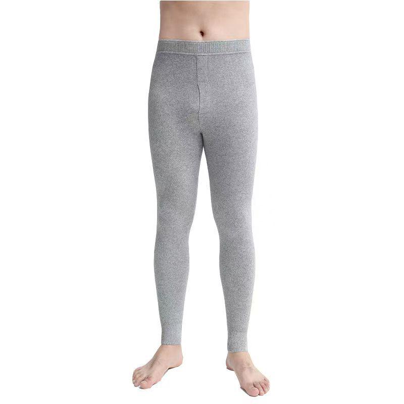 Unisex Ordos City Pure Cashmere Thickened High-Waist Thermal Pants