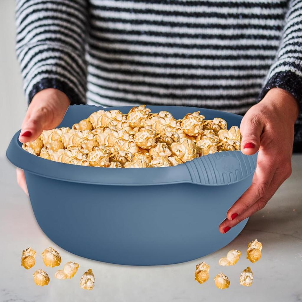 Casa Round Washing Up Bowl Navy 28cm