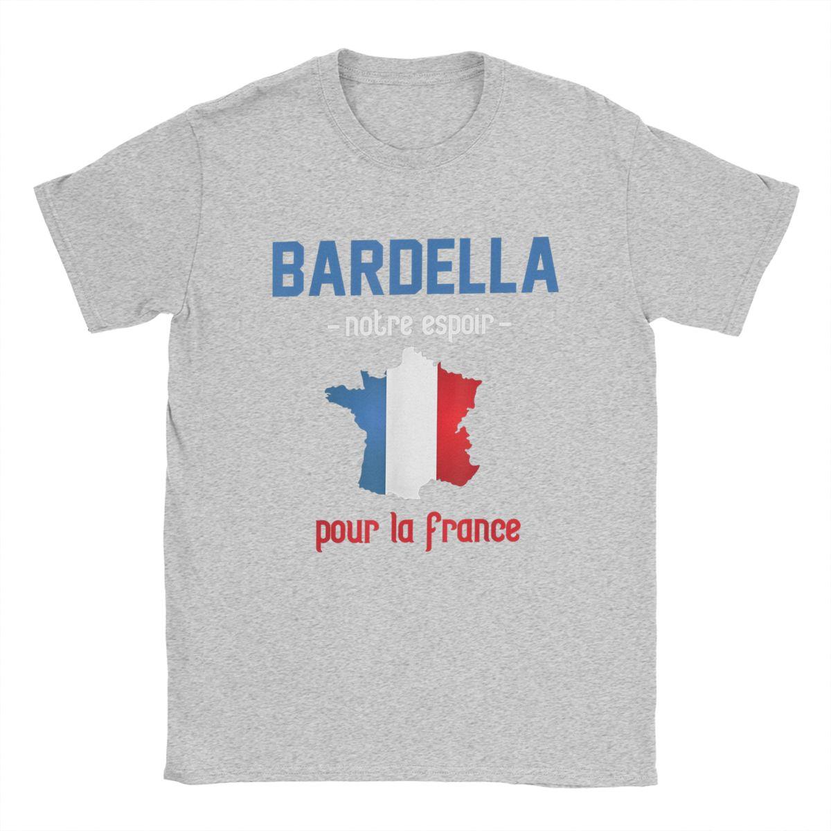 

Мужские футболки French Bardella Hope Футболки Президентские выборы Франция Хлопковые топы Повседневная футболка с коротким рукавом и круглым вырезом Футболки больших размеров L