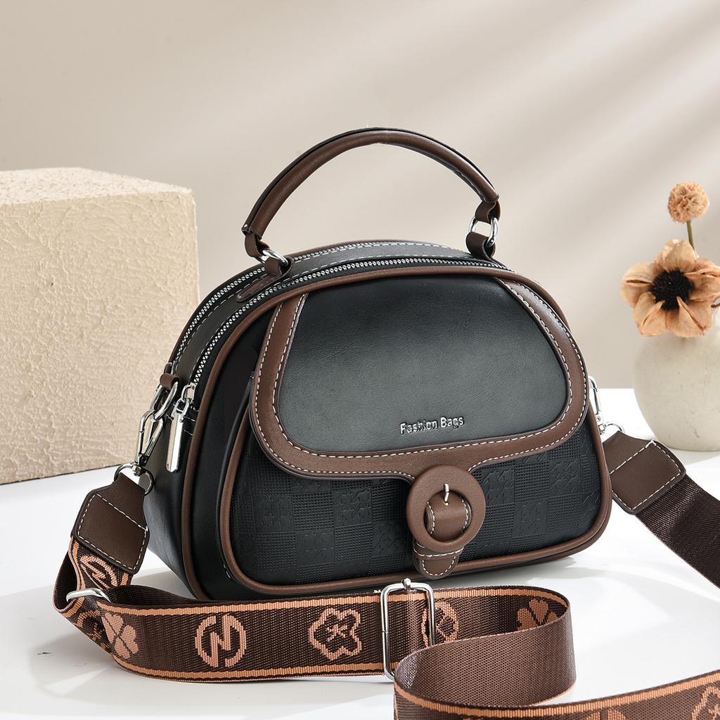 Summer new temperament handbag color matching messenger bag casual simple women's shoulder bag
