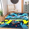 Manchester City Customize Your Name Floor Mat Design for Bedrooms Game Room Dormitory Foyer Antislip Carpet Decorate Offices Wedding Party Gift