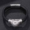 Punk Bird Bracelet Genuine Leather Bracelet Fashion Clasps Male Charm Bangles Male Jewelry Gifts